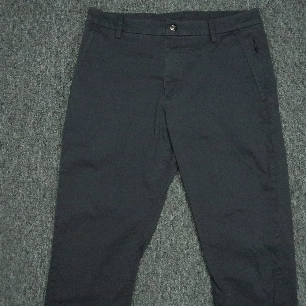 Birddogs Pants Mens‎ 32x30 Dark Gray Stretch Khakis Zip Pockets Trouser